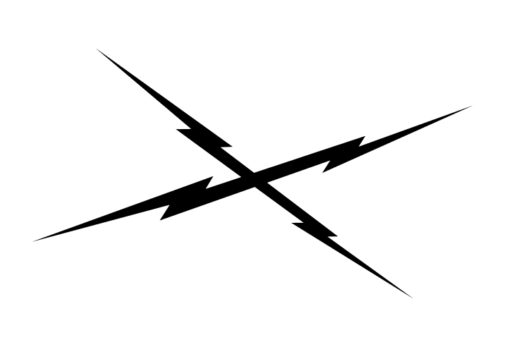 Grounded Supply Co. crossed bolts mark